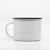 White enamel mug 1000ml/33.8oz