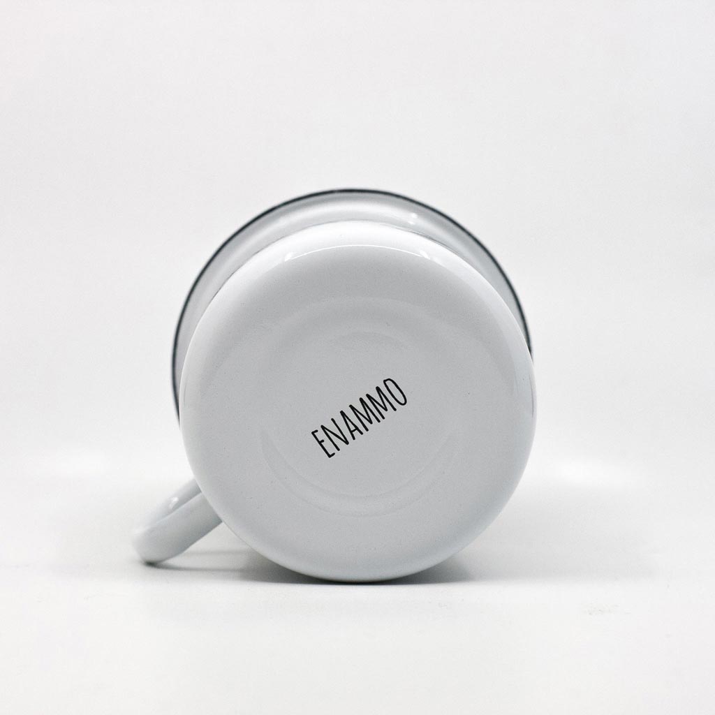 To the moon enamel mug 400ml/13.5oz