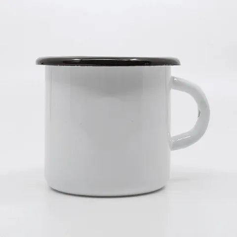 Enamel mug 400ml/13.5oz with defect