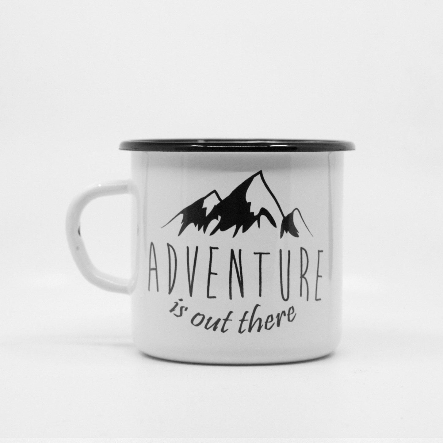 Adventure is out there enamel mug 400ml/13.5oz