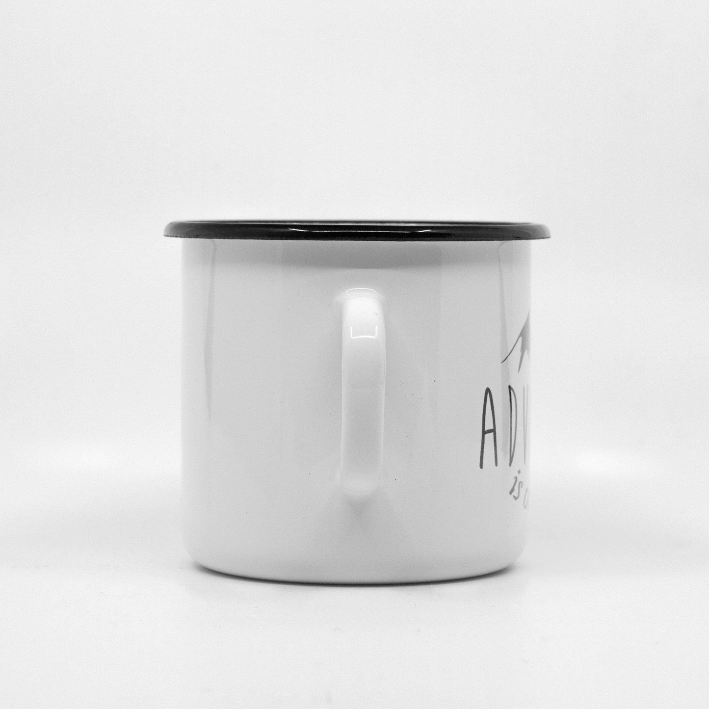 Adventure is out there enamel mug 400ml/13.5oz