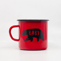 Baby bear enamel mug 400ml/13.5oz