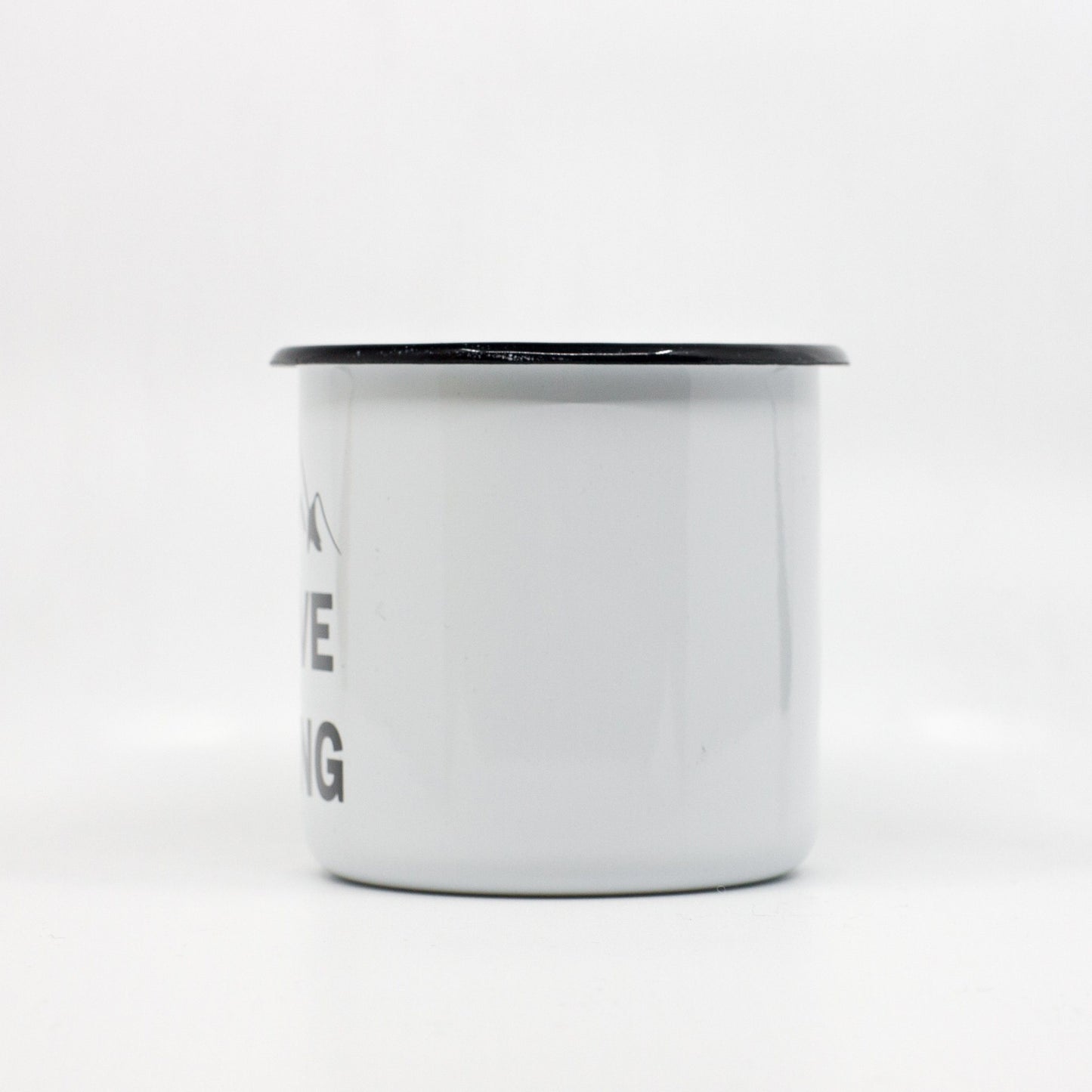 I love hiking enamel mug 400ml/13.5oz