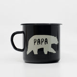 Papa bear enamel mug 400ml/13.5oz