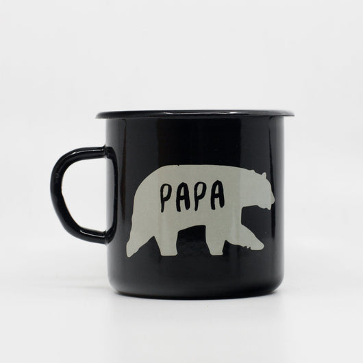 Enamel Mug Cup Set Papa Bear Mama Bear Baby Bear Papa Bear Santa