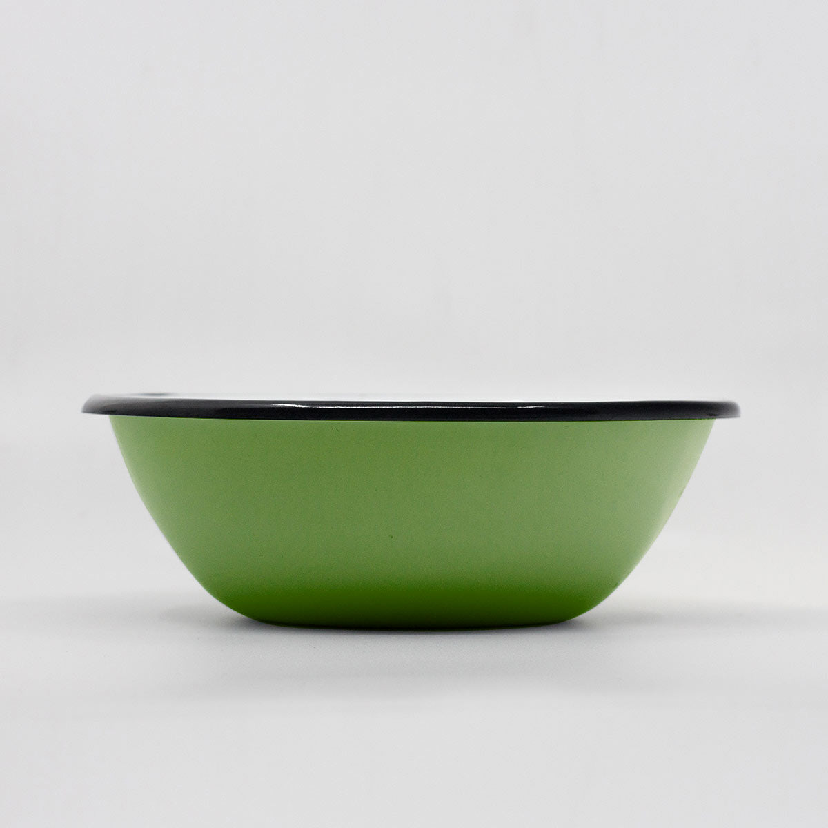 green enamel bowl