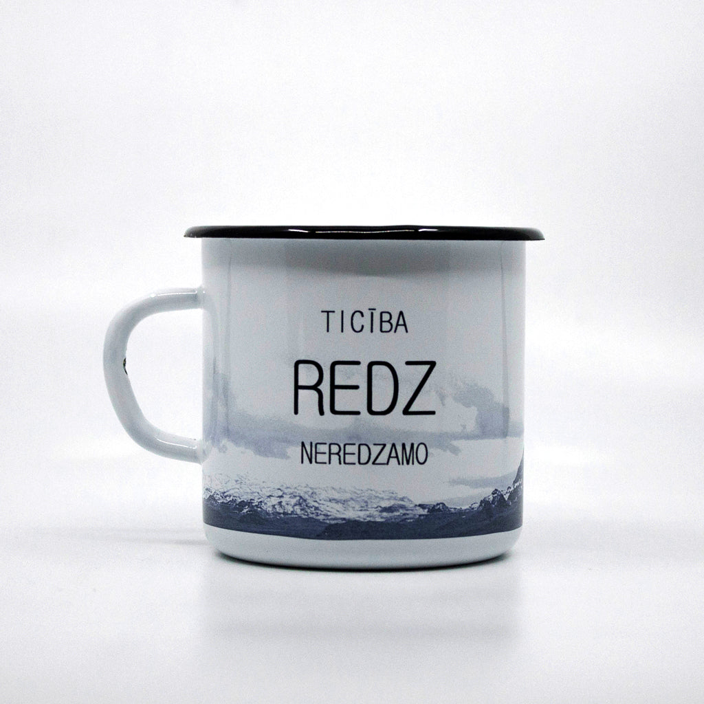 Ticība redz neredzamo enamel mug 400ml/13.5oz