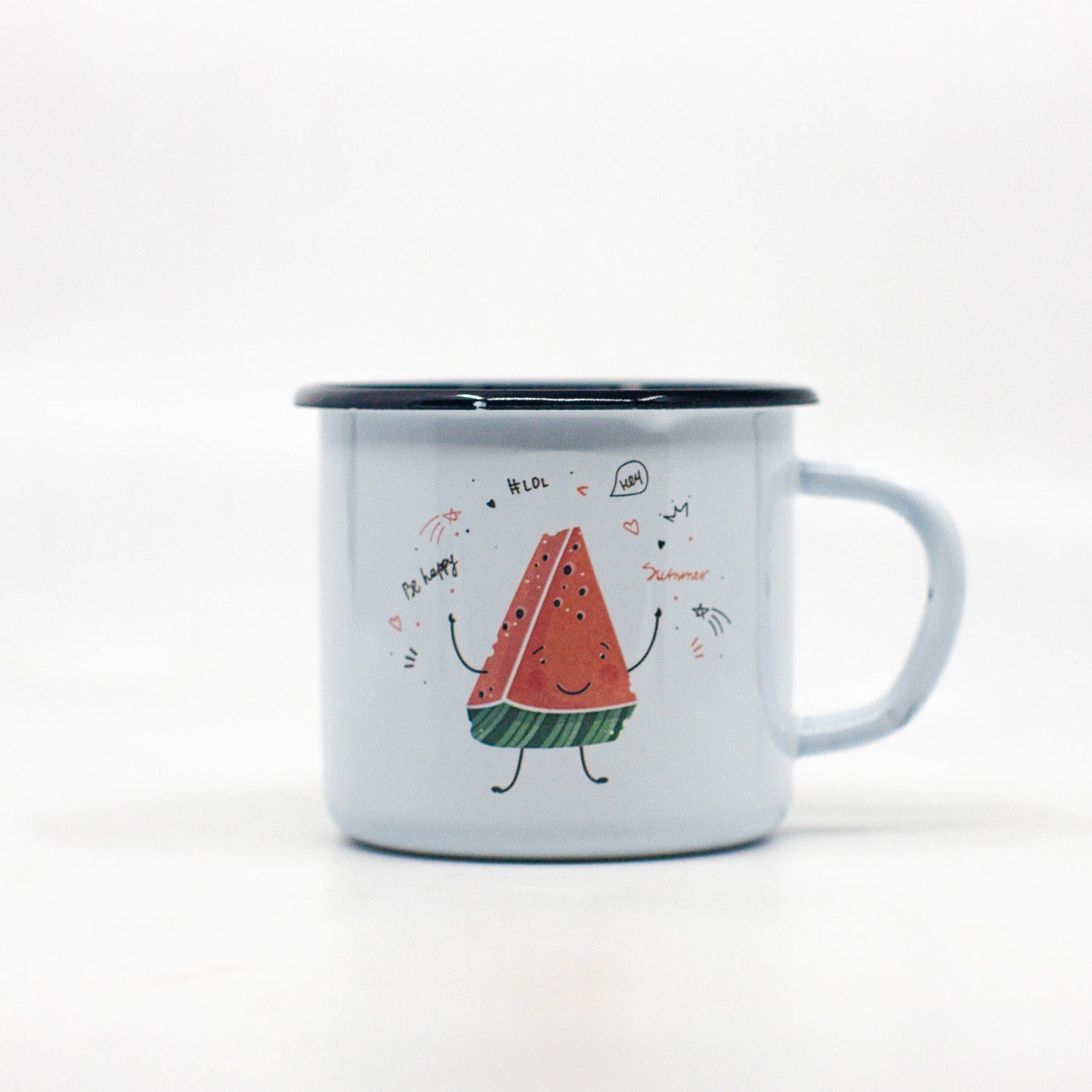 Kids Watermelon enamel mug 250ml/8.45oz